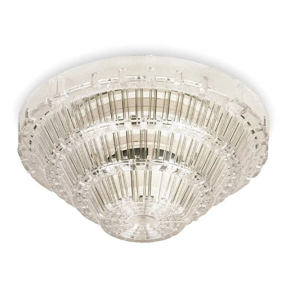 SAFETY TECHNOLOGY Smoke Detector Guard, Polycarbonate, Flush STI-8100
